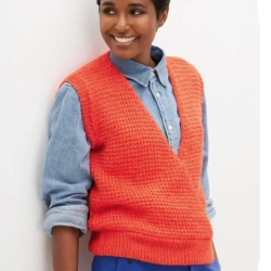 Жилет из Lana Grossa Setosa