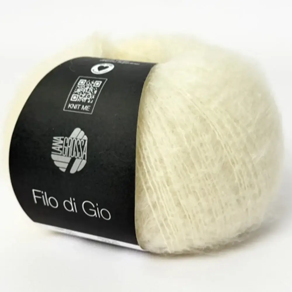Пряжа Lana Grossa Filo di Gio - 001