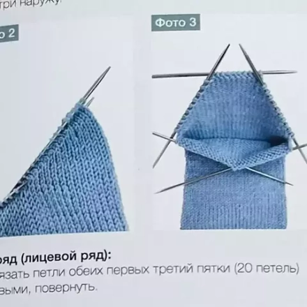 Инструкция по вязанию носков