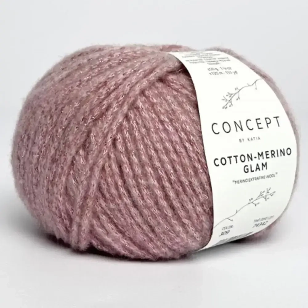 Пряжа Katia Concept Cotton Merino Glam - 300